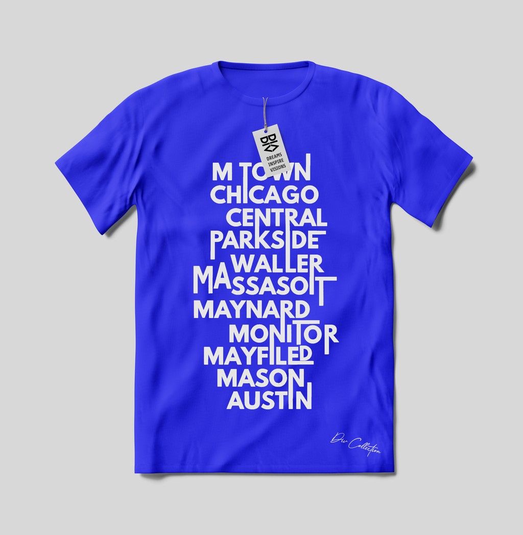 Mtown T-Shirt in Blue