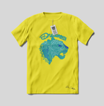 Dreams Tiger T-Shirt Yellow & Green and Purple